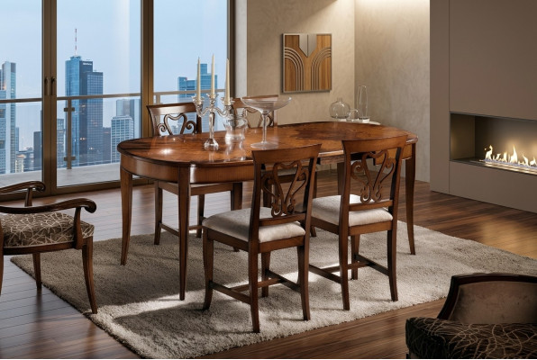 Italienesch Iessdëscher Dësch Holz Dëscher Miwwele Iessdësch Antik Stil Massivholz