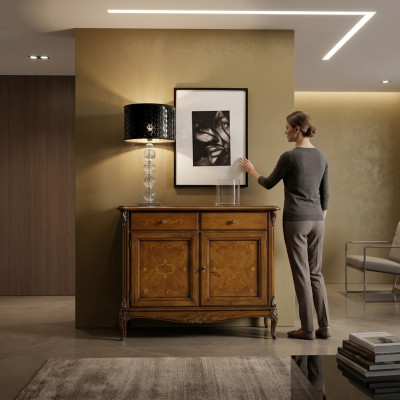 Kommode Wunnzëmmer Kommoden Tiräng Holz Kleederschief Massiv Sideboard Nei