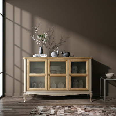 Kommode Sideboard Regal Schaf Schief Massiv Holz Miwwelen aus Italien Schranken