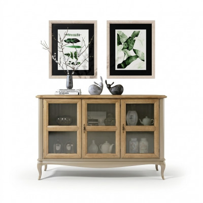 Kommode Sideboard Regal Schaf Schief Massiv Holz Miwwelen aus Italien Schranken