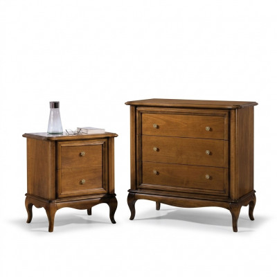Nuetsdësch Konsole Schlofkummer Sätzendësch Modernen Design Miwwelen Holz brong