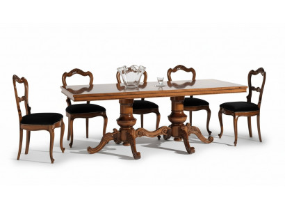 Iessdësch Luxus Dësch Massiv Holz Miwwel Italien Iesszëmmer Dëscher