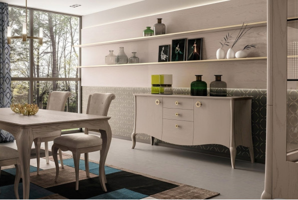 Kommod Sideboard Regal Schaf Regal Massiv Holz Miwwel aus Italien Schiefcher