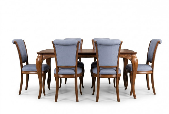 Stillen Wunnzëmmer Iesszëmmer Lehnstee Polsterstull ouni Armlehn Luxus Fauteuil