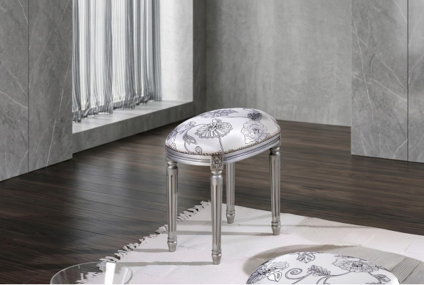 Këssen Bank Foussocker Ottomane Sëtzocker Sëtzpouf Wunnzëmmer Designer Ocker
