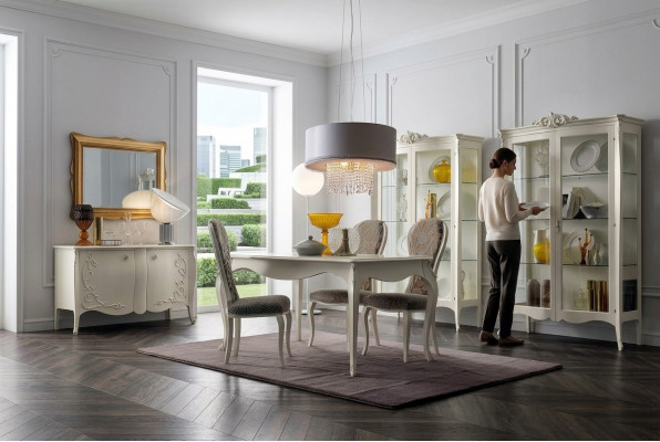 Iesszëmmer Still Holz Luxus Fauteuil Stull Brong Lehnstull Wunnzëmmer Miwwelen nei