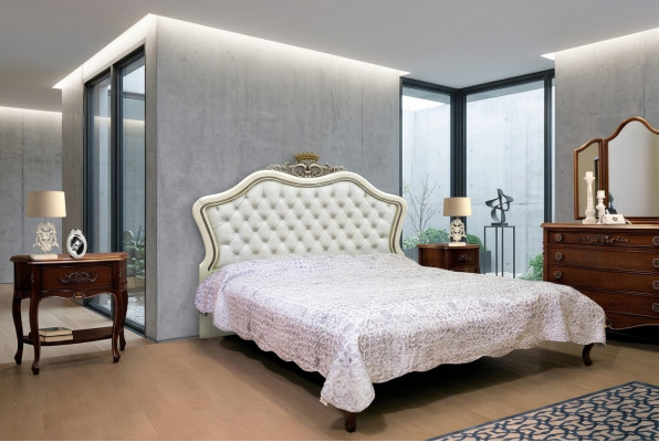 Duebelbett Better Schlofkummer Miwwelen Massivholz Vaccari cav giovanni Bett Neit