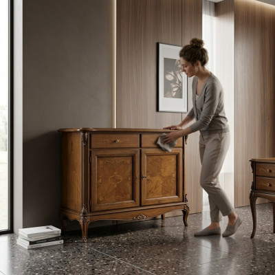 Kommode Anrichte Sideboard Braun Sideboards Massiv Holz Schaf Möbel Kommoden