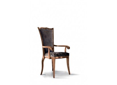 Iesszëmmerstull Art déco Aarmlehn Iesszëmmer Still Design Textil Luxus Lehnstull