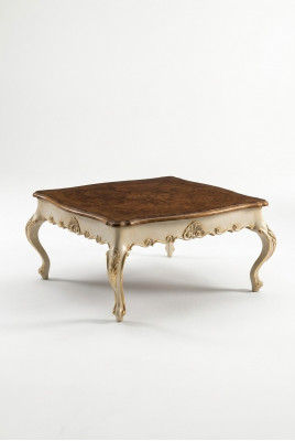 Couchtisch Dësch Bäistelltisch Wunnzëmmerdësch Holz Royal Bäistell Barock Dëscher