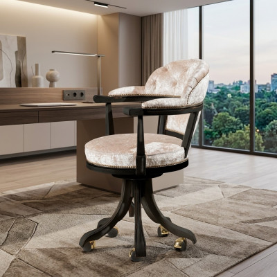 Luxus Miwwelen Design Still modern Design Fauteuil Textil Wunnzëmmer Schlofzëmmer