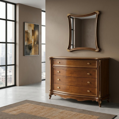 Holz Klassesch Design Kommoden Kommode Schaf Héichschaf Anrichte Schief