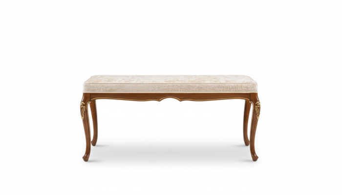 Ottoman gepolstert Bank Fousshocker Sëtz Pouffe Wunnzëmmer Designer Nei