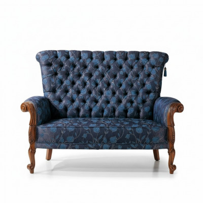 Italien Fautel Sofa Polsterung Design Textil Eenzelstull Polsterung Sëtz Sofas 1er