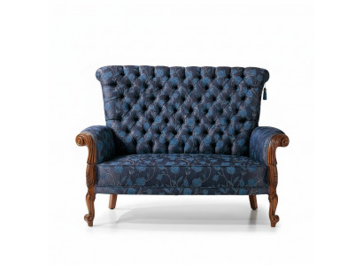 Italien Fautel Sofa Polsterung Design Textil Eenzelstull Polsterung Sëtz Sofas 1er