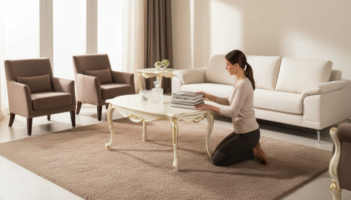 Couch Dësch Kaffi Dëscher Wunnzëmmer Massiv Bäizdid Dësch Luxus Couchdësch Design