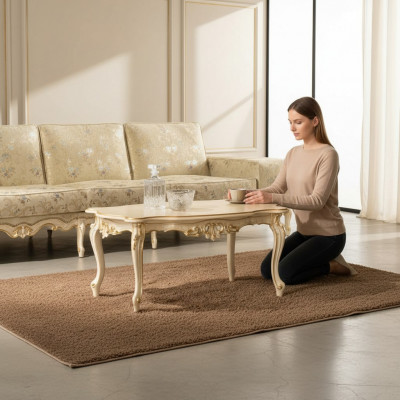 Couch Dësch Kaffi Dëscher Wunnzëmmer Massiv Bäistell Luxus Couchdësch Design