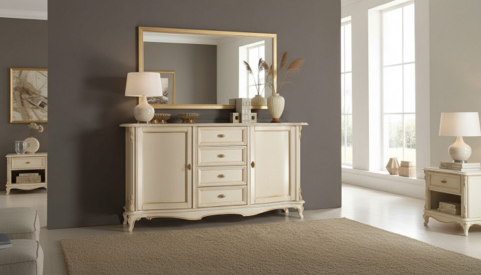 SchiefERT Holz Schlofzëmmer Miwwelen Kommod Sideboard Kommoden SchiefERT Design