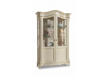 Vitrine Italienesch Luxus Miwwelen Vitrinnen Kommodenschaf Glas Design Schaf