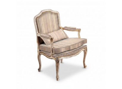 Fauteuil 1-Sëtzer Sofa Sitzer Stoff Wunnzëmmer Textil Luxus Thorn Miwwelen Stiler Elisa