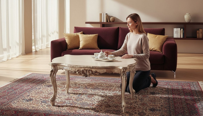 Design Dësch Wunnzëmmerdësch Dëscher Canapé Dësch Holz Bäisedësch Kaffisdësch