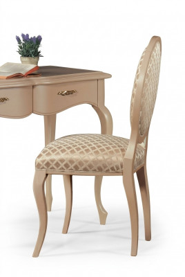 Klassesch Still, Stull Designer Holzstull Iessessel Luxus Holz Neit Miwwelen