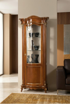 Wunnzëmmer Miwwelen Glasschaf Vitrine Holz Vitrinen Glas Schaf Schief Regaler.