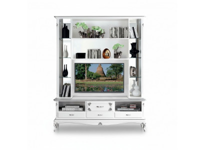 Wunnzëmmer Wandreesenschaf TV Schaf Wandschraenker Regal Holz Wunnzëmmer Miwwelen Nei