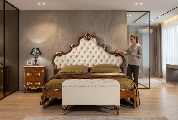 Bett Miwwelen Duebelbett Chesterfield Schlofzëmmer Miwwelen Better Miwwelen Italien Neien