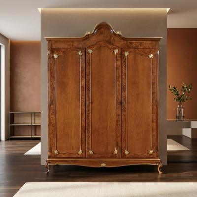 Kleederaschaf Holzaschaf Schaf Massiv Schlofzëmmer Miwwelen Holz Vollholz Nei