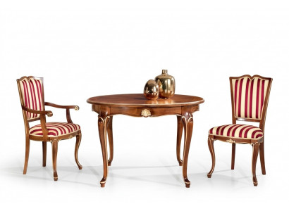 Grupp Set 2x Stull Iesszëmmer Stull Stiller Holz Luxus Iessgrupp Garnitur Miwwelen