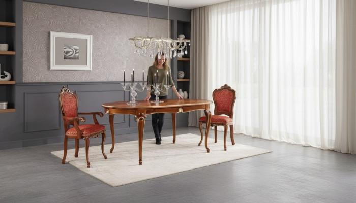 Iesszëmmer Set Iessgrupp Klassesch Echt Holz 3tlg Set Stull Garnitur 2x Stullen