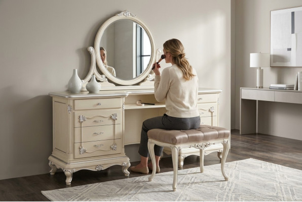 Schmink Konsolendësch Design Holz Dësch Konsolendëscher Dëscher Italienesch Miwwelen