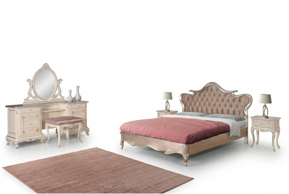 Ottoman gepolsterte Bank Fousshocker Sëtz Pouffe Wunnzëmmer Designer Neit
