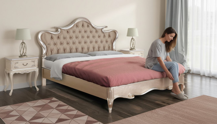 Chesterfield Bett Polster Design Luxus Duebel Hotel Better Italienesch Holz Nei
