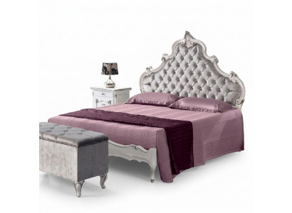 Chesterfield Bett Design a Polster Luxus-Doppel Hotel Better Italienesch Holz Nei