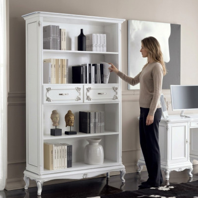 Wunnzëmmer Vitrine Schaf Bicher Regal Kommode Klassesch Miwwelen Regaler Holz
