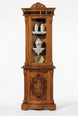 Vitrinen Glas Schaf Echt Holz Vitrine Wunnzëmmer Anrichte Italienescht Miwwelen