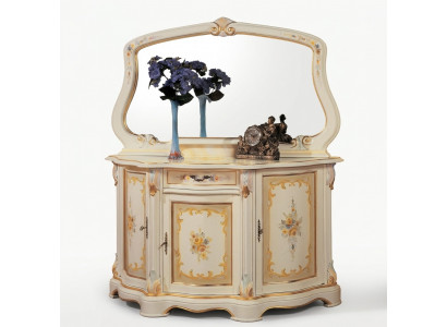 Elegant Stil Miwwelen Schlofkummer Kommode Schaf Klassesch Anrichte mat Spigel