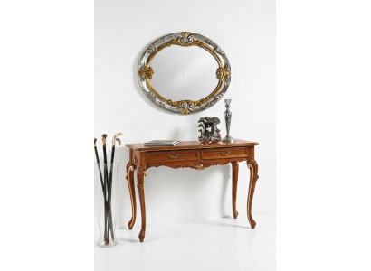 Konsolendësch Spigel Sideboard Set Nei Holz Italienesch Miwwelen Stil StileElisa