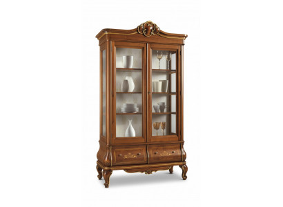 XXL Glasvitrine Klassesch Schranken Luxus Kommod Italiaenesch Miwwelen Kommod