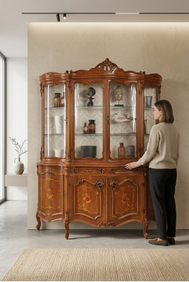 Vitrinnen Glas Schaf Vitrinn Glasschaf Miwwelen Anrichte Schief Vitrinnen Nei