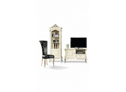 Klassesch Wunnwand Set Vitrin rtv Sideboard Vitrinnen Schaf Schief 3tlg.