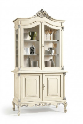Vitrine Italienesch Luxus Miwwelen Vitrinen Anrichte Schaf Glas Design Schiefcher