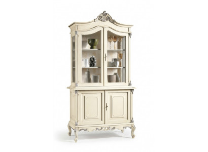Vitrine Italienesch Luxus Miwwelen Vitrinen Anrichte Schaf Glas Design Schiefcher