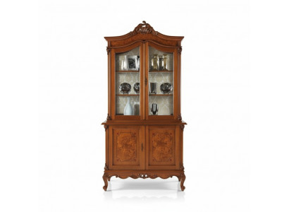 Vitrin Italienesch Luxus Miwwelen Vitrinne Anricht Schaf Glas Design Schief