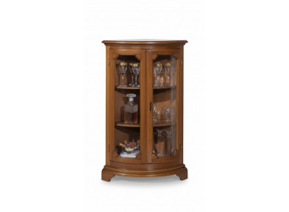 Vitrine Italienesch Luxus Miwwelen Vitrinen Kommoud Schaf Glas Design Schief