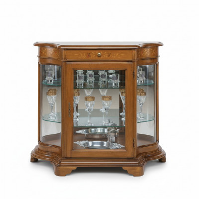 Bar Schaf Schief Anrichte Vitrin Glasschaf Vitrinen Italienesch Miwwelen