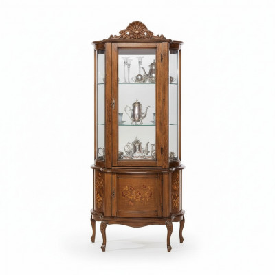 Vitrinn Anrichte Schiefen Design Italienesch Miwwelen Schaf Luxus Barock Holz
