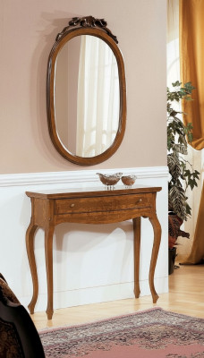 Konsolentisch Spigel Sideboard Set Holz Italienesch Miwwelen Stil Elisa 2-Deeler Nei